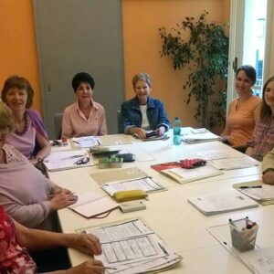 Alumnos de la escuela de Arezzo