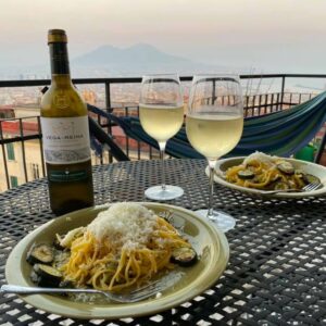 Italian cooking in Naples