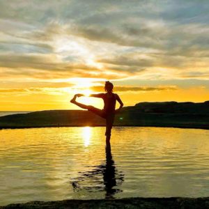 Italian and yoga in Sardinia