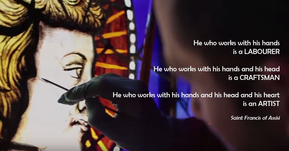 2016 Art & Handcraft Courses: Fall & Winter Deals 2 artist quote st francis