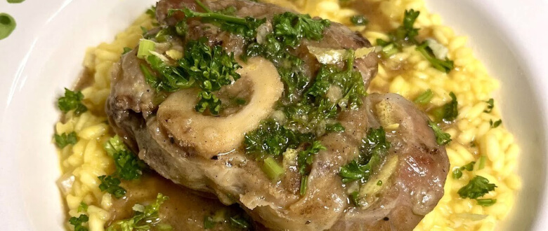 Study Italian with our courses in Italy 38 Risotto alla Milanese and Ossobuco